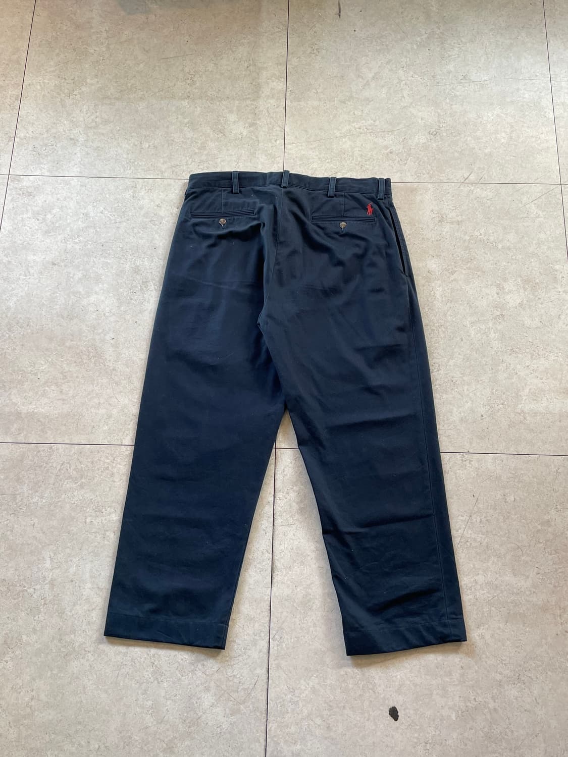 폴로 랄프로렌 네이비 코튼 팬츠바지 상품이미지1
