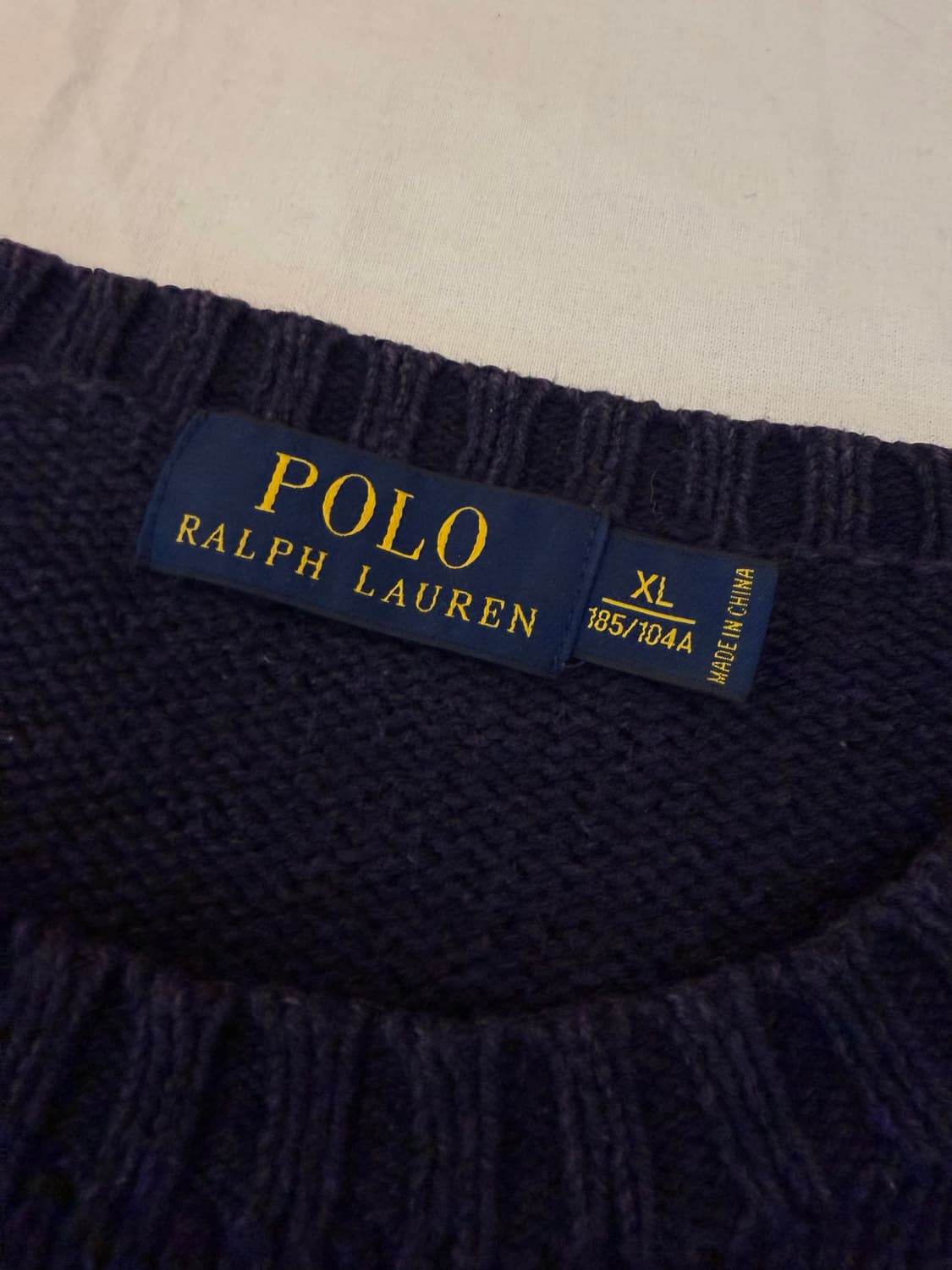 폴로 랄프로렌 대장급 폴로베어 성조기 니트 네이비 상품이미지6