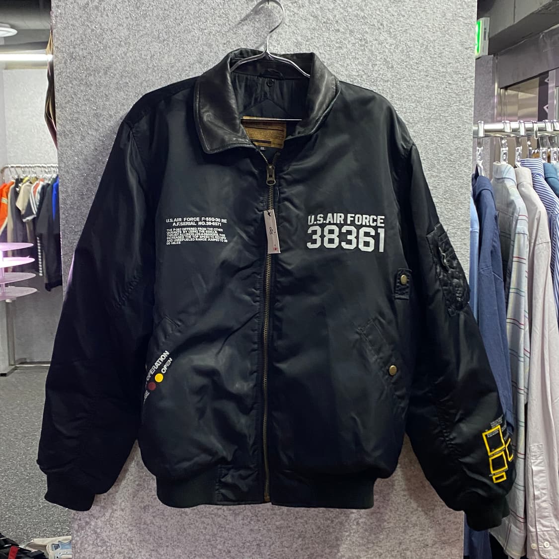 스모키베어 에어포스 ma1 항공점퍼 B4192 상품이미지2