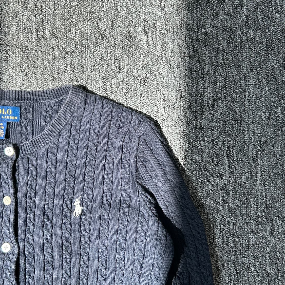 폴로 랄프로렌 네이비 케이블 가디건 상품이미지2