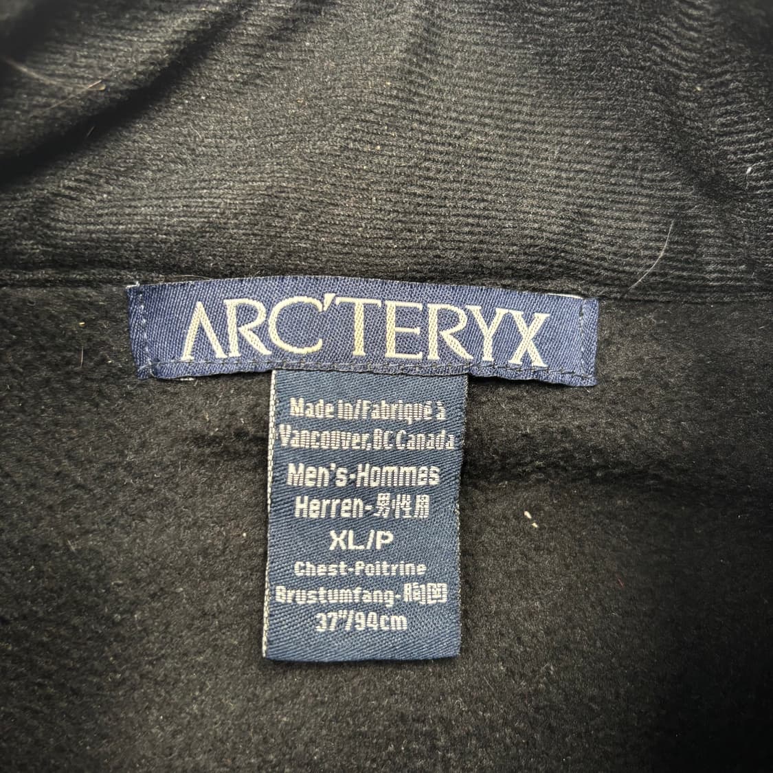 아크테릭스 시그마 LT 블랙 플리스 자켓 XL 상품이미지7