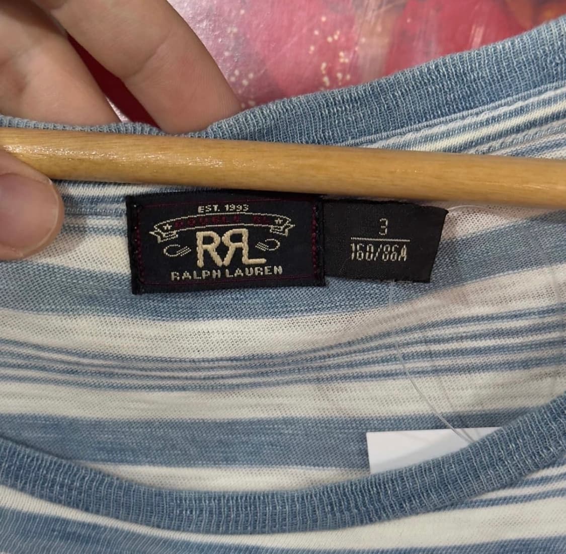 RRL 더블알엘 스트라이프 반팔 티셔츠 상품이미지3