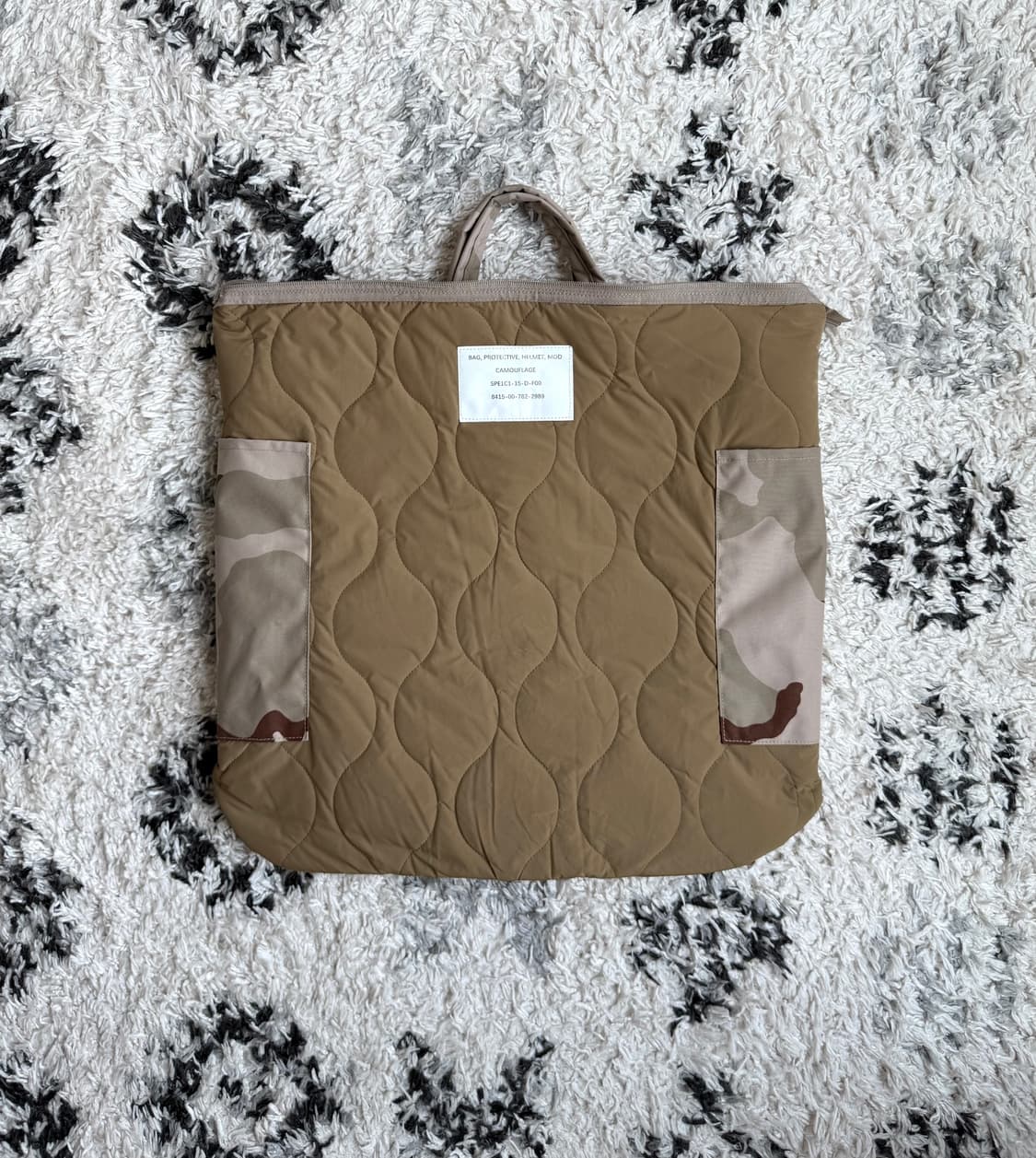 미군 사막삼색 DCU 카모 헬멧백 상품이미지6