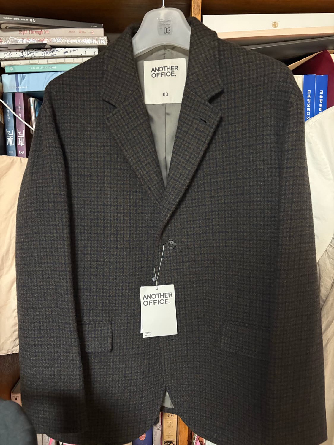 어나더오피스 Scape 3Button Jacket(셔틀랜드 체크): 상품이미지2