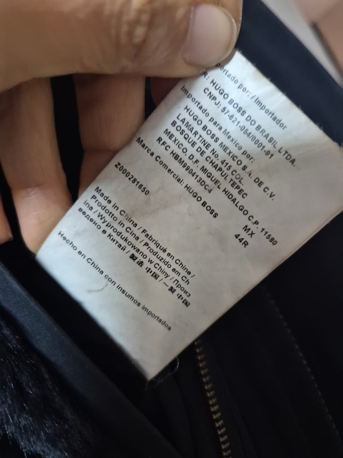 휴고보스 리얼래빗 퍼코트 누빔패딩 코트 점퍼 54 남성 상품이미지7