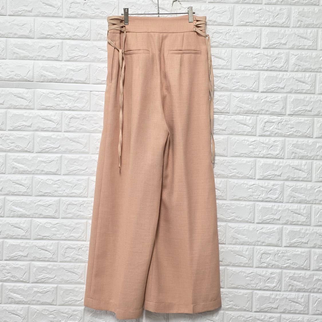 택포//  21s 한섬 오즈세컨와이드 핀턱 팬츠 27인치 ecg 상품이미지4