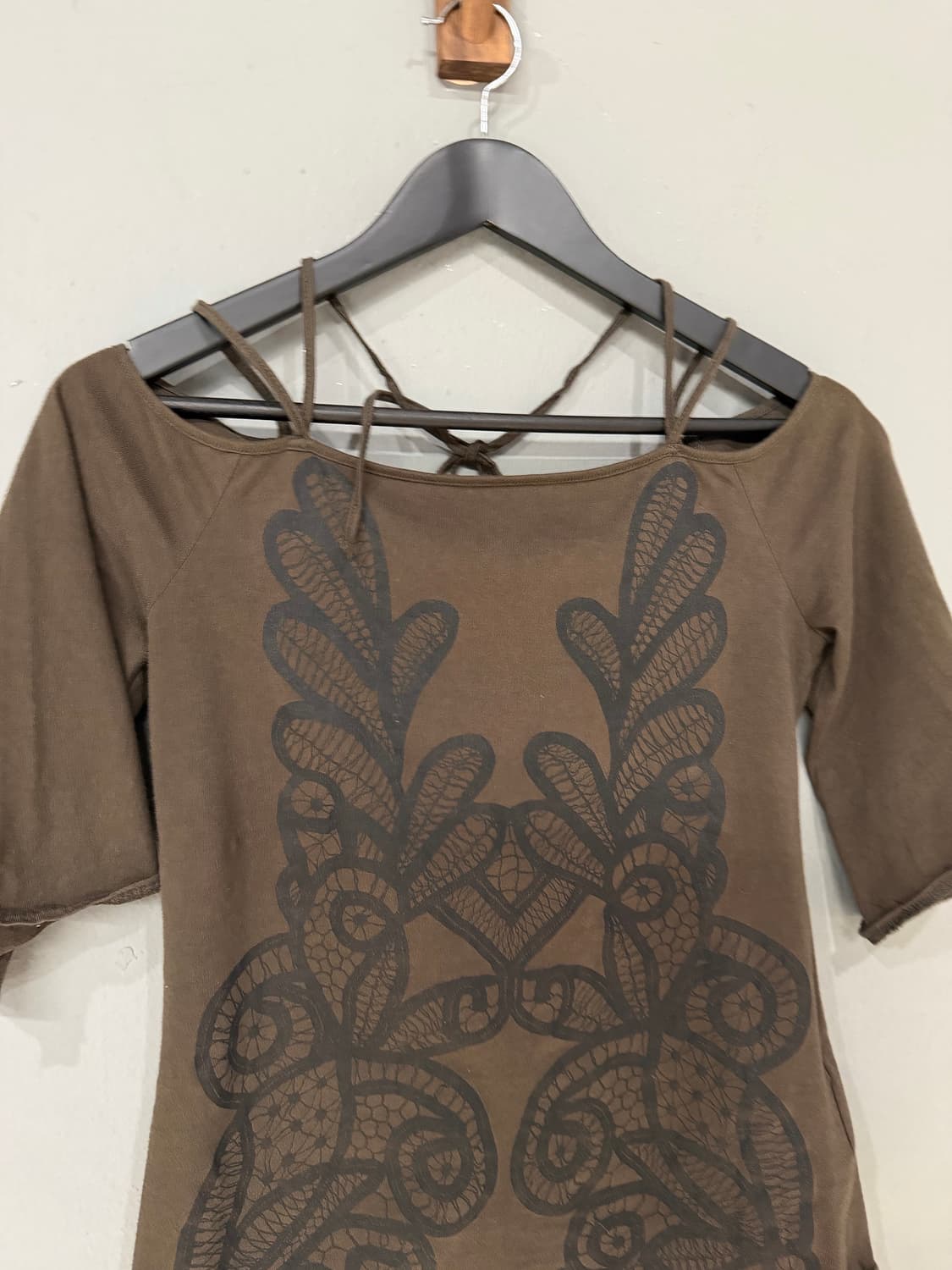 printing detail halter&off shoulder top 상품이미지7