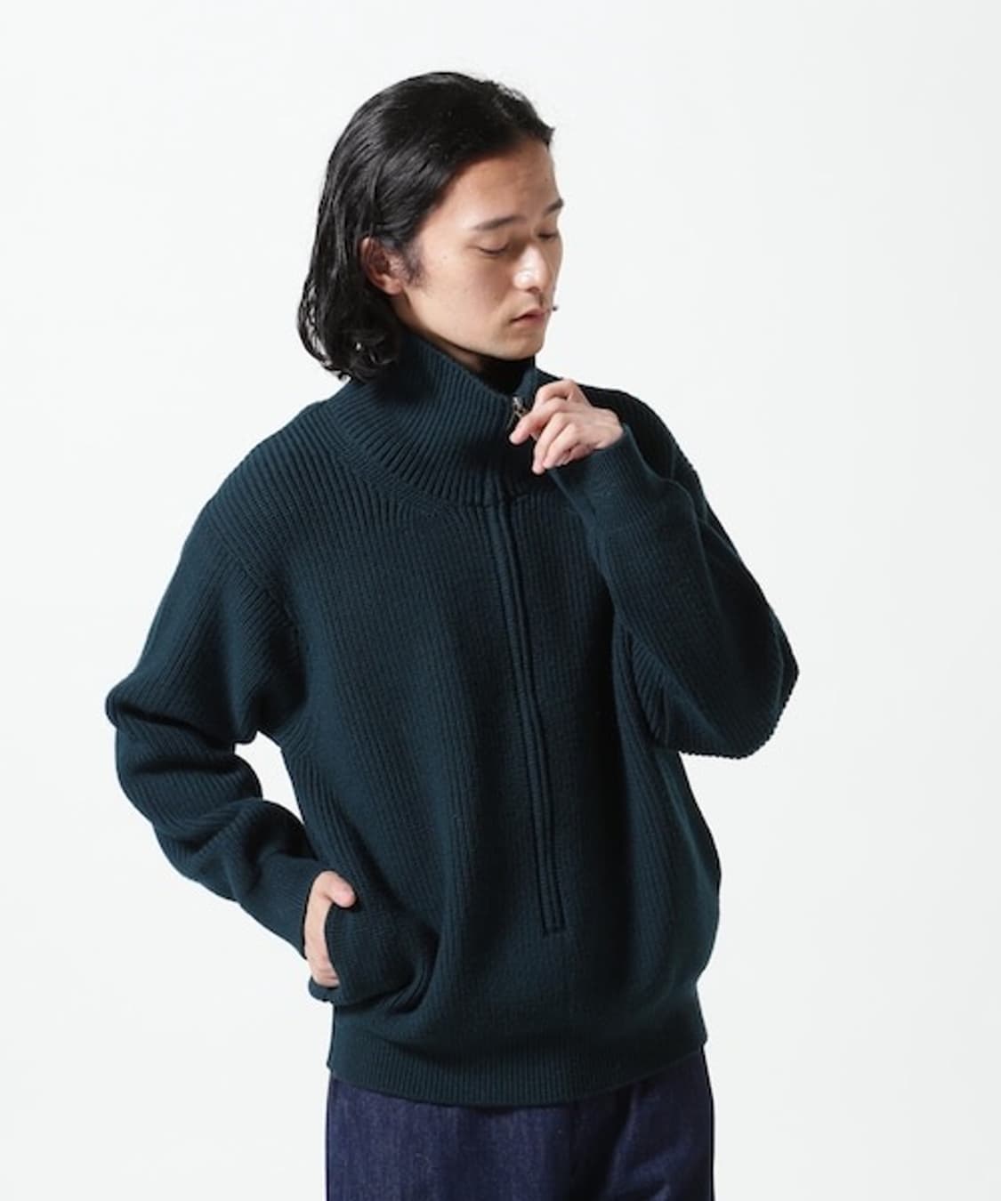 요크 도쿄 24fw yoke 짚업 니트 상품이미지7