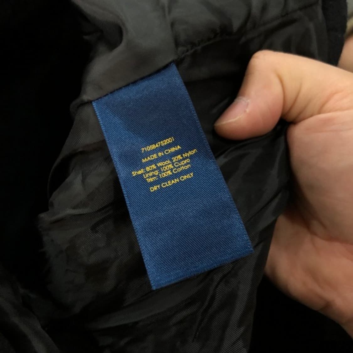 폴로 랄프로렌 피코트 100 상품이미지4