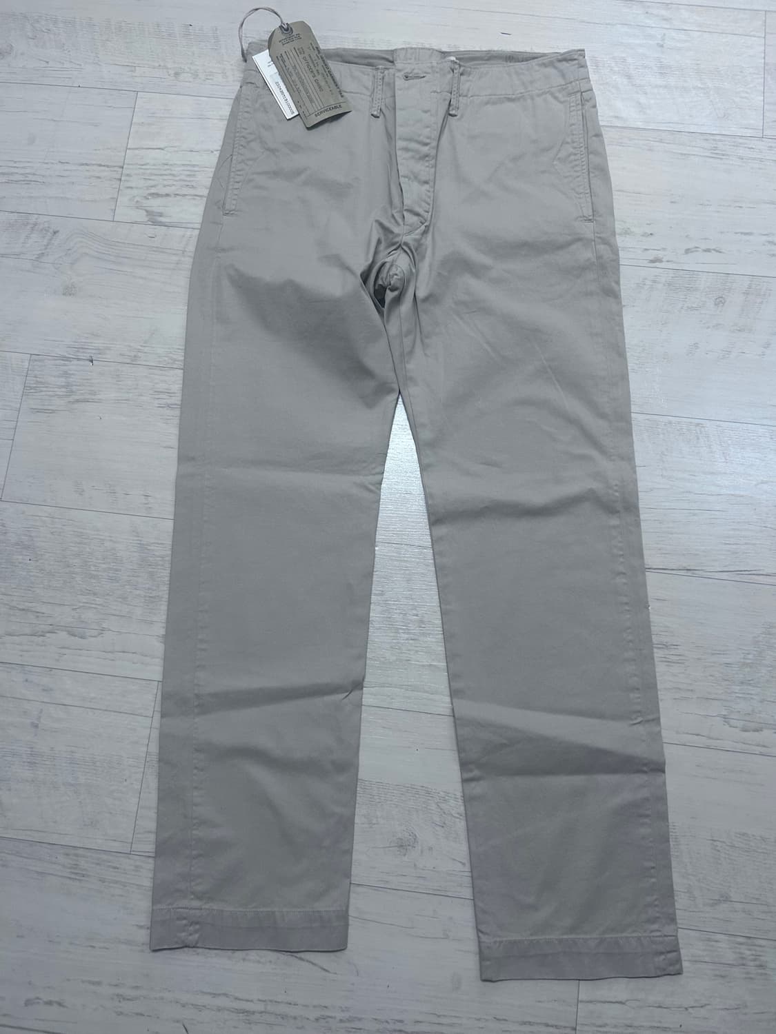 RRL 오피서 치노 팬츠 33x32 스톤 새상품 상품이미지1