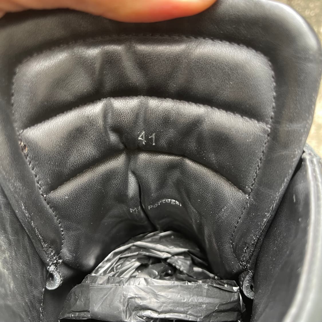 [41] Balmain 아카이브 블랙 레더 하이탑 스니커즈 (260) 상품이미지7