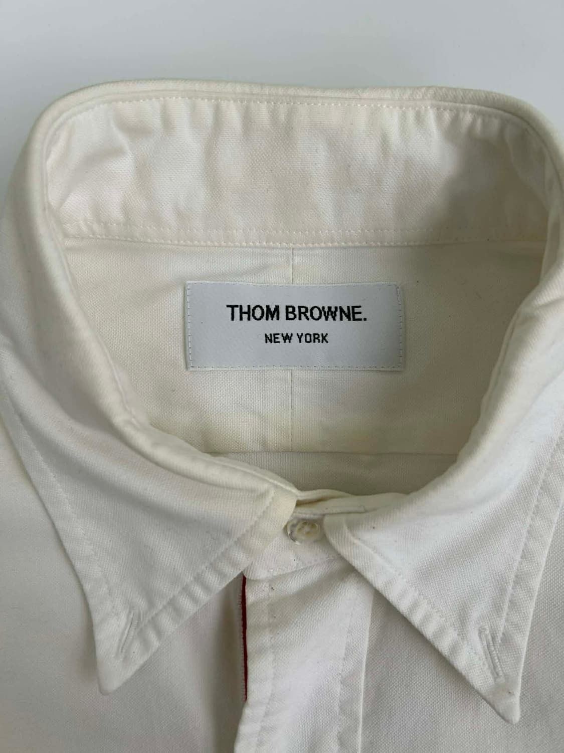 [2] 톰브라운 화이트 옥스포드 셔츠 상품이미지5