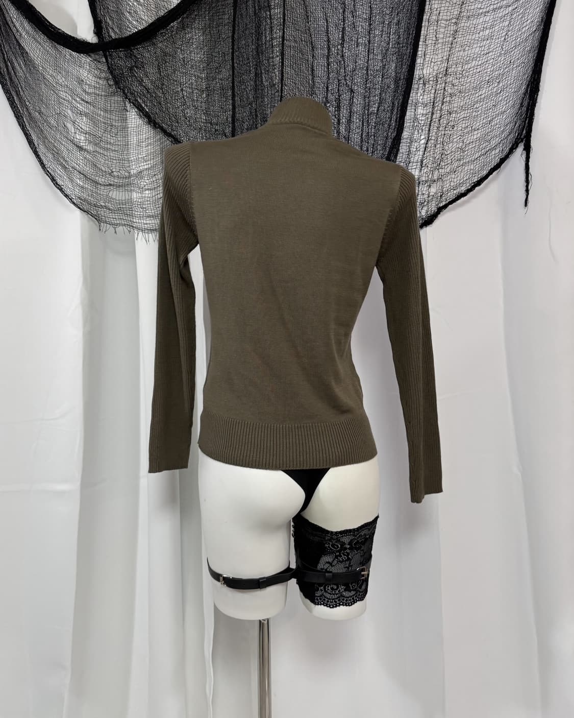 khaki zip-up 상품이미지4