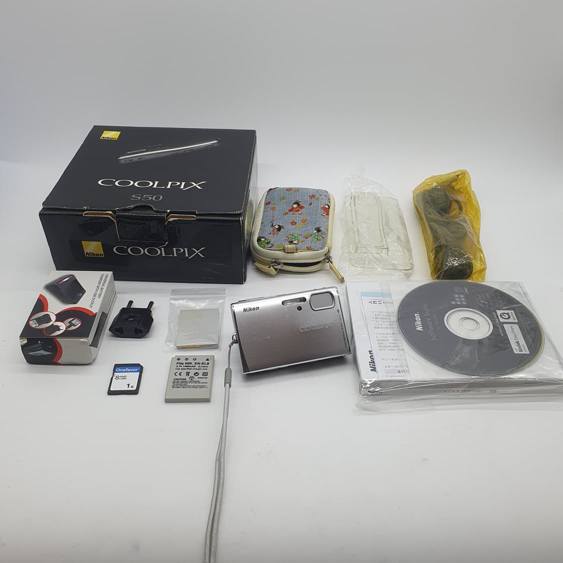 니콘 쿨픽스 S50 + 파우치 + 박스  빈티지 디카 디지털카메라 상품이미지10