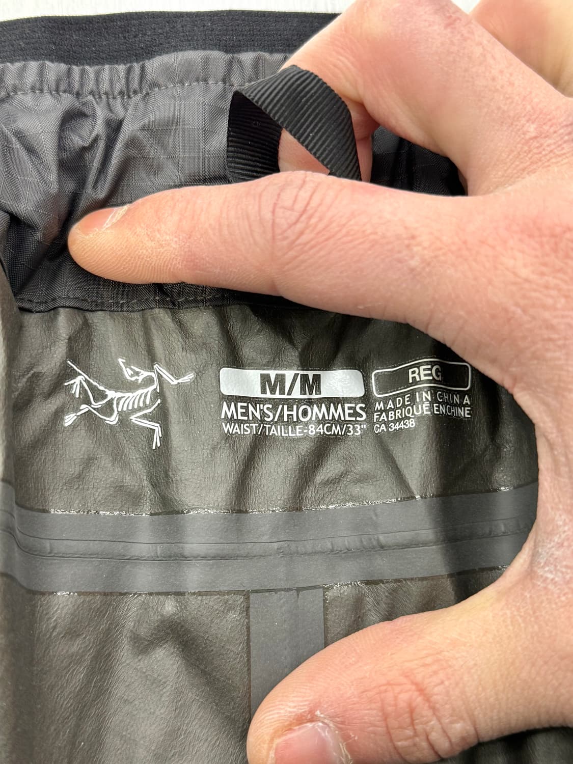 아크테릭스 제타 SL 블랙 고어텍스 팬츠 상품이미지7