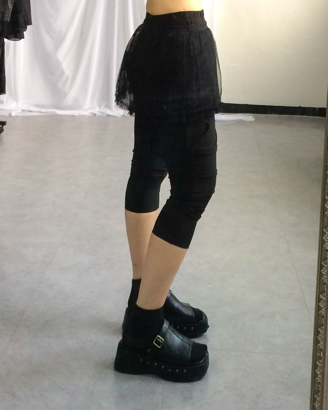 Dot pattern lace short 상품이미지6