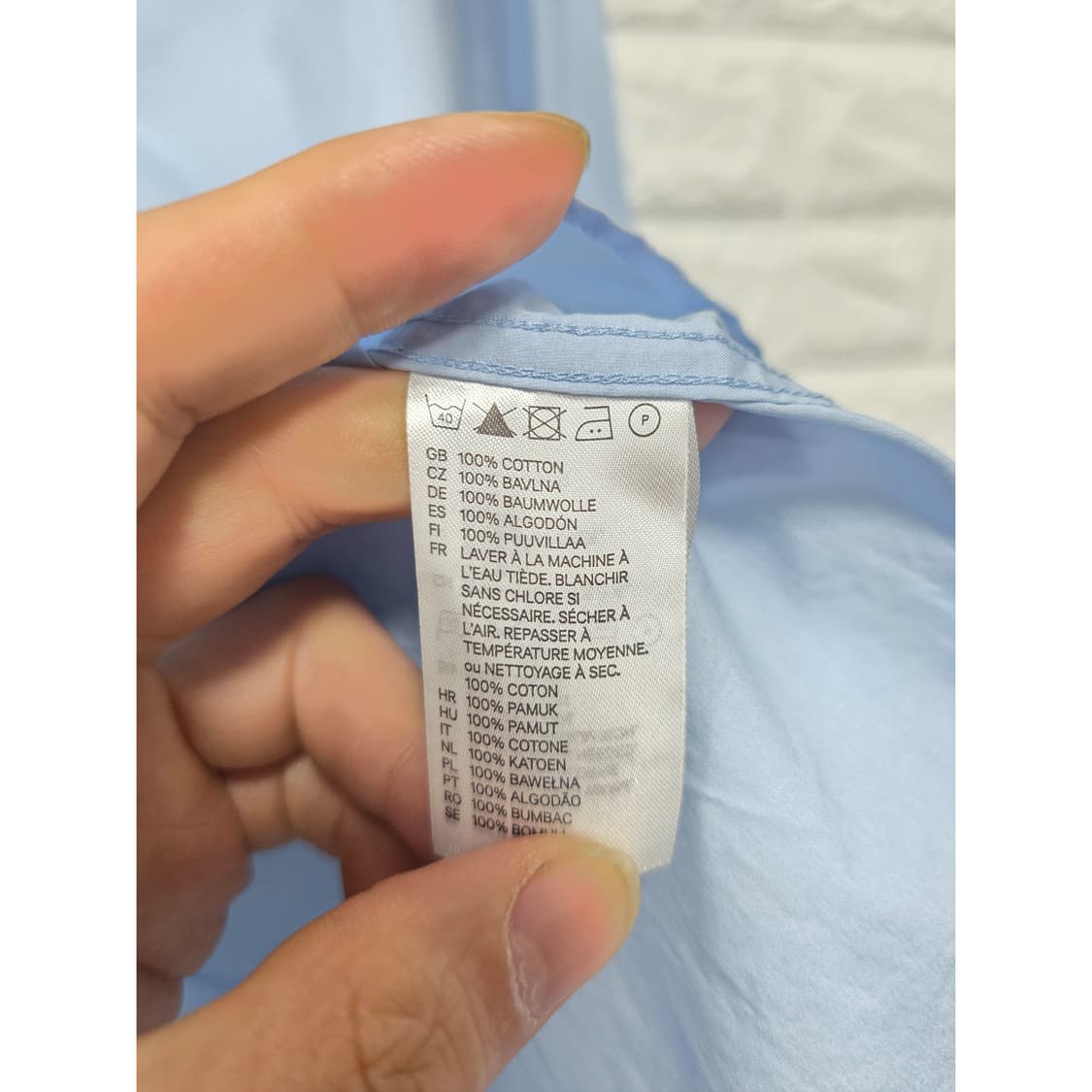 마르니 MARNI 블루 셔츠 M 상품이미지3
