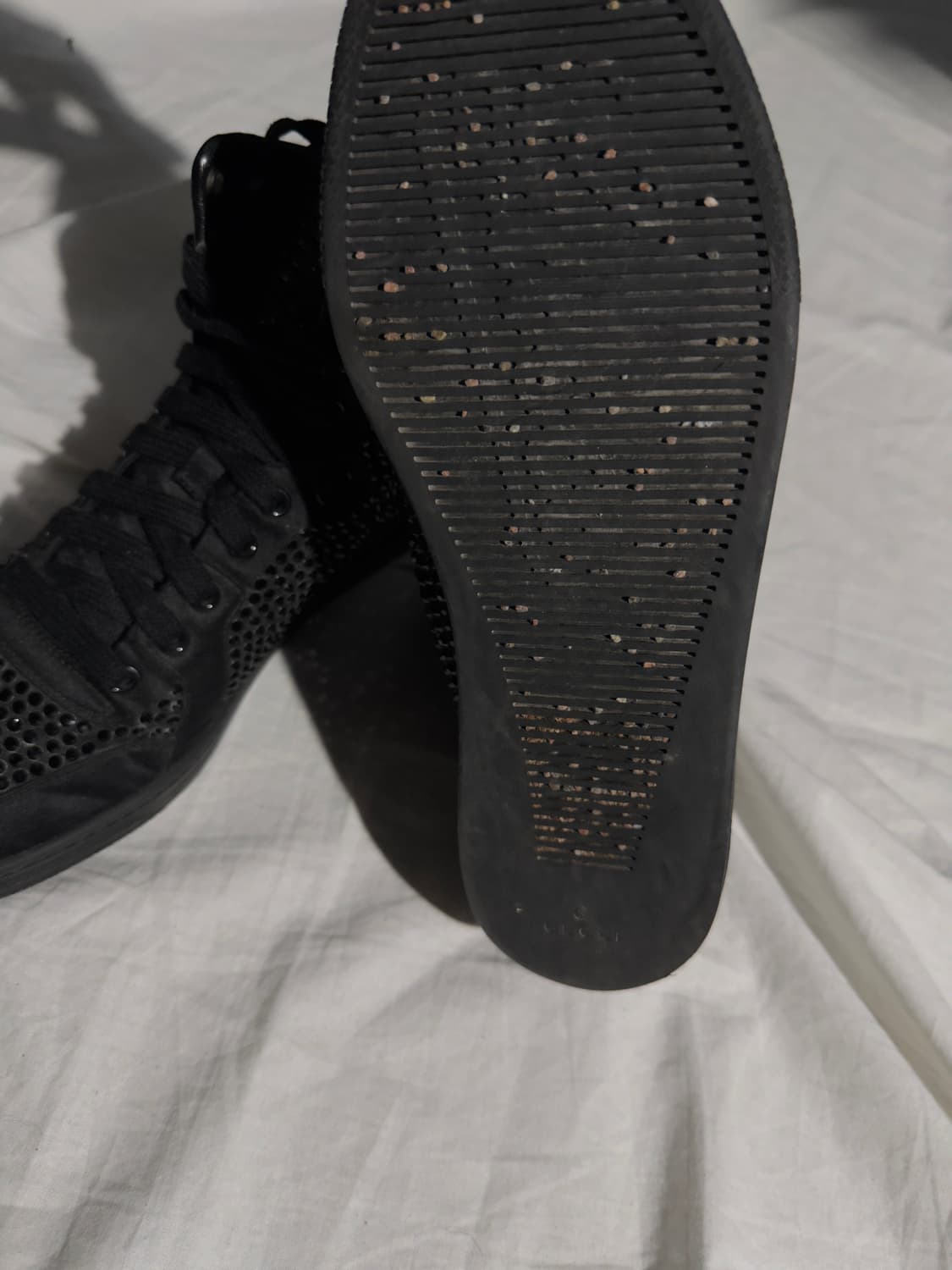 구찌 스와로브스키 코다 크리스탈 하이탑 스니커즈 상품이미지4