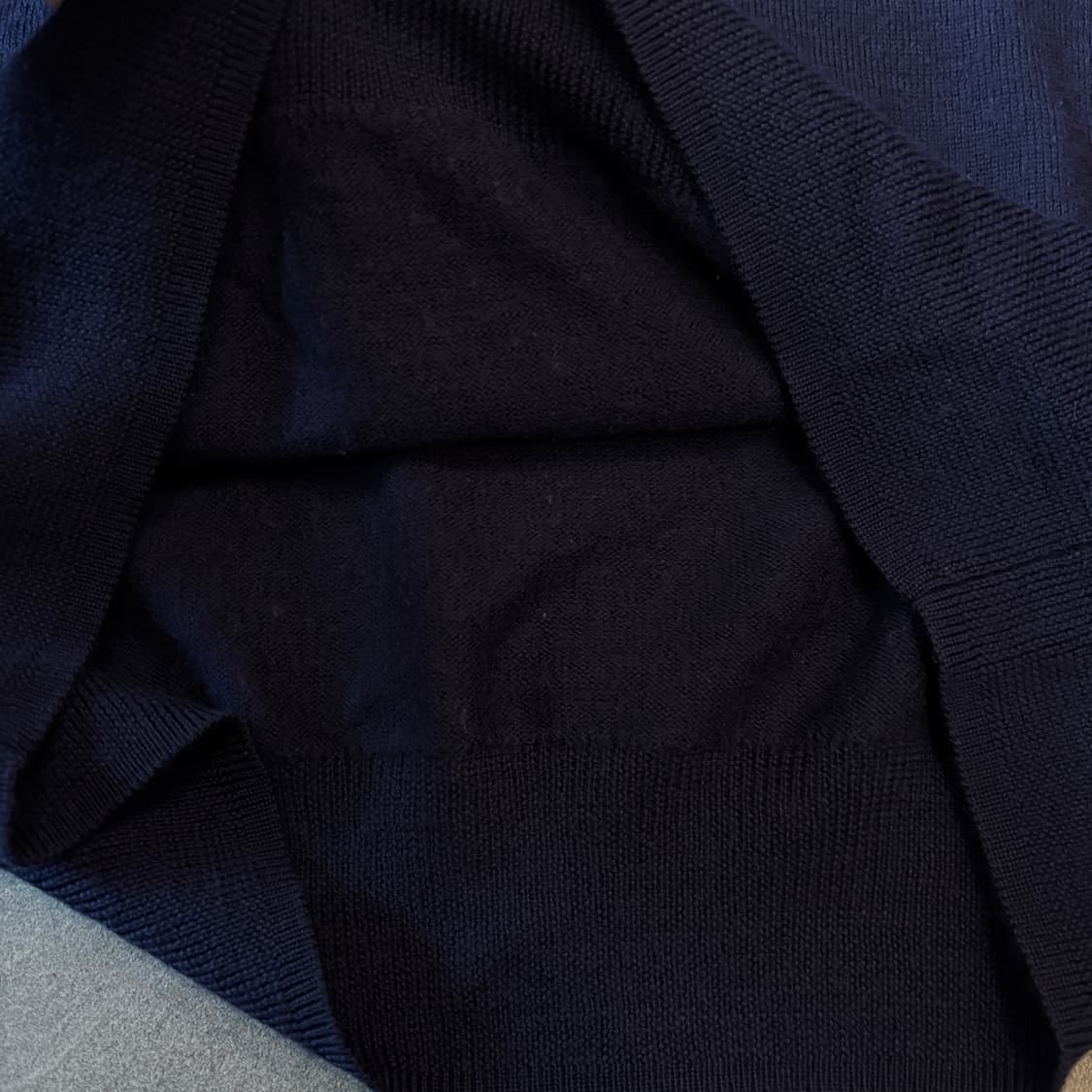 폴로 국내 정품 네이비 메리노울 니트 상품이미지6