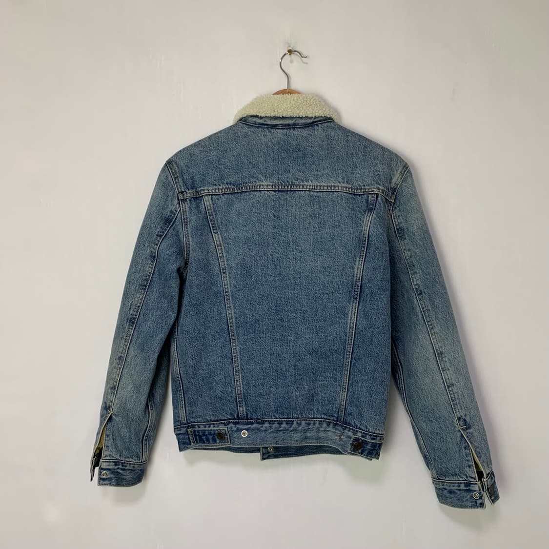 리바이스 데님 빈티지 쉐르파 트러커 청자켓 S 연청 중청 봄버 상품이미지8