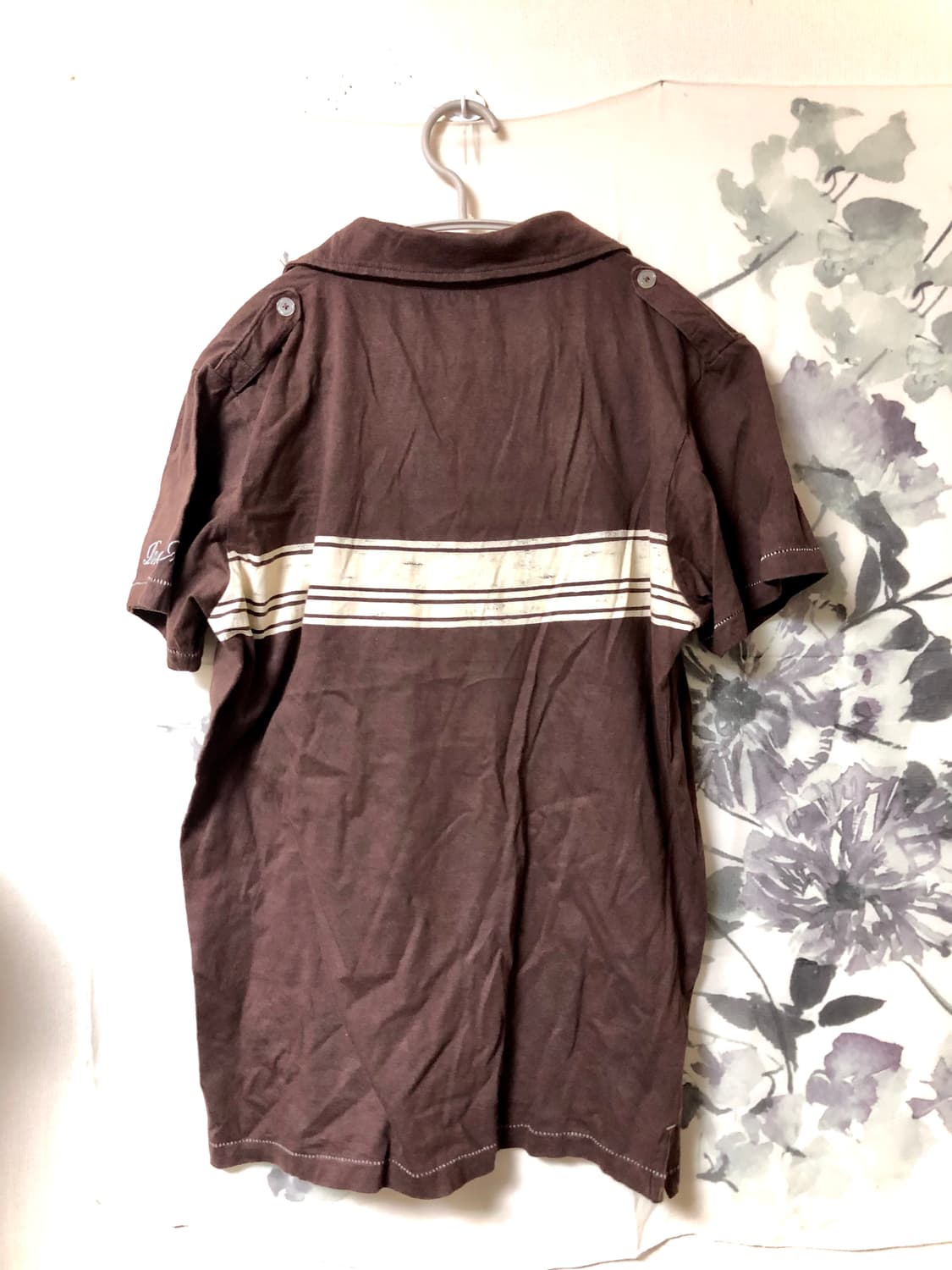 빈티지 브라운 티셔츠 반팔 셔츠디자인 상품이미지2