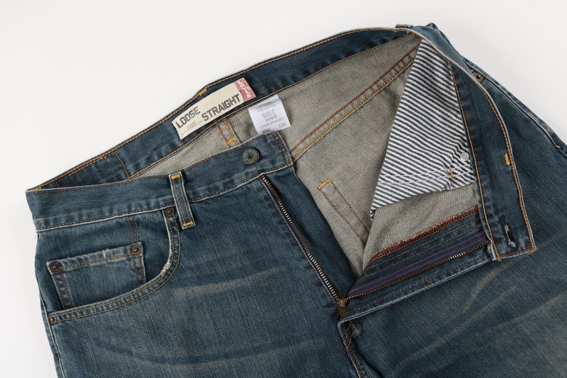 [33인치] 00's 리바이스 569 루즈 스트레이트 데님팬츠 상품이미지4