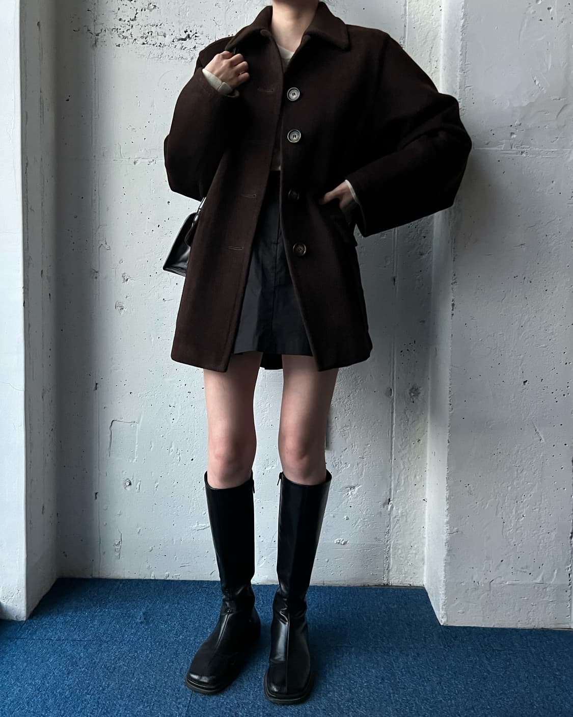 막스마라 울 하프 코트 상품이미지7