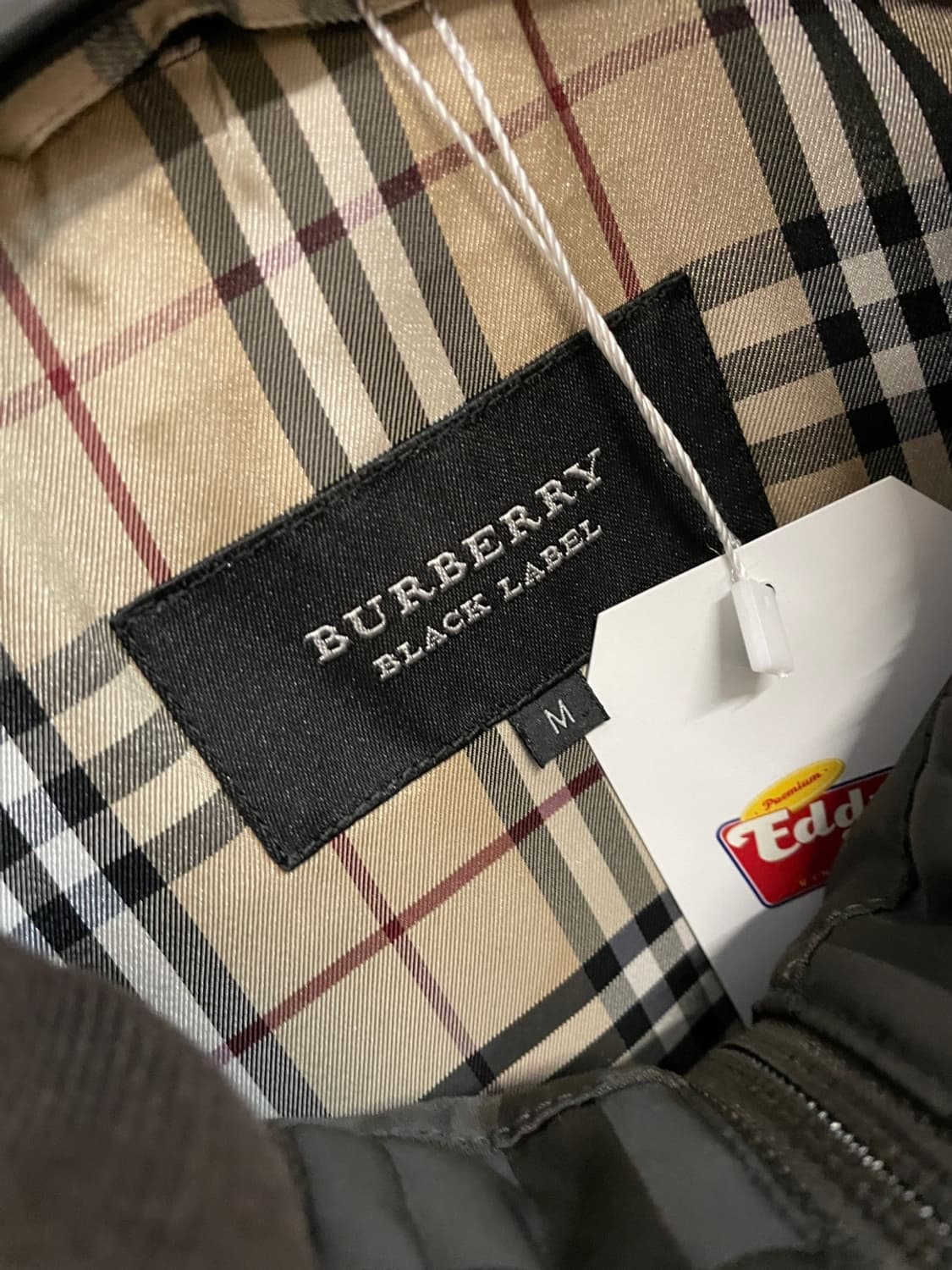 버버리 블랙 라벨 노바 체크 블루종 상품이미지5