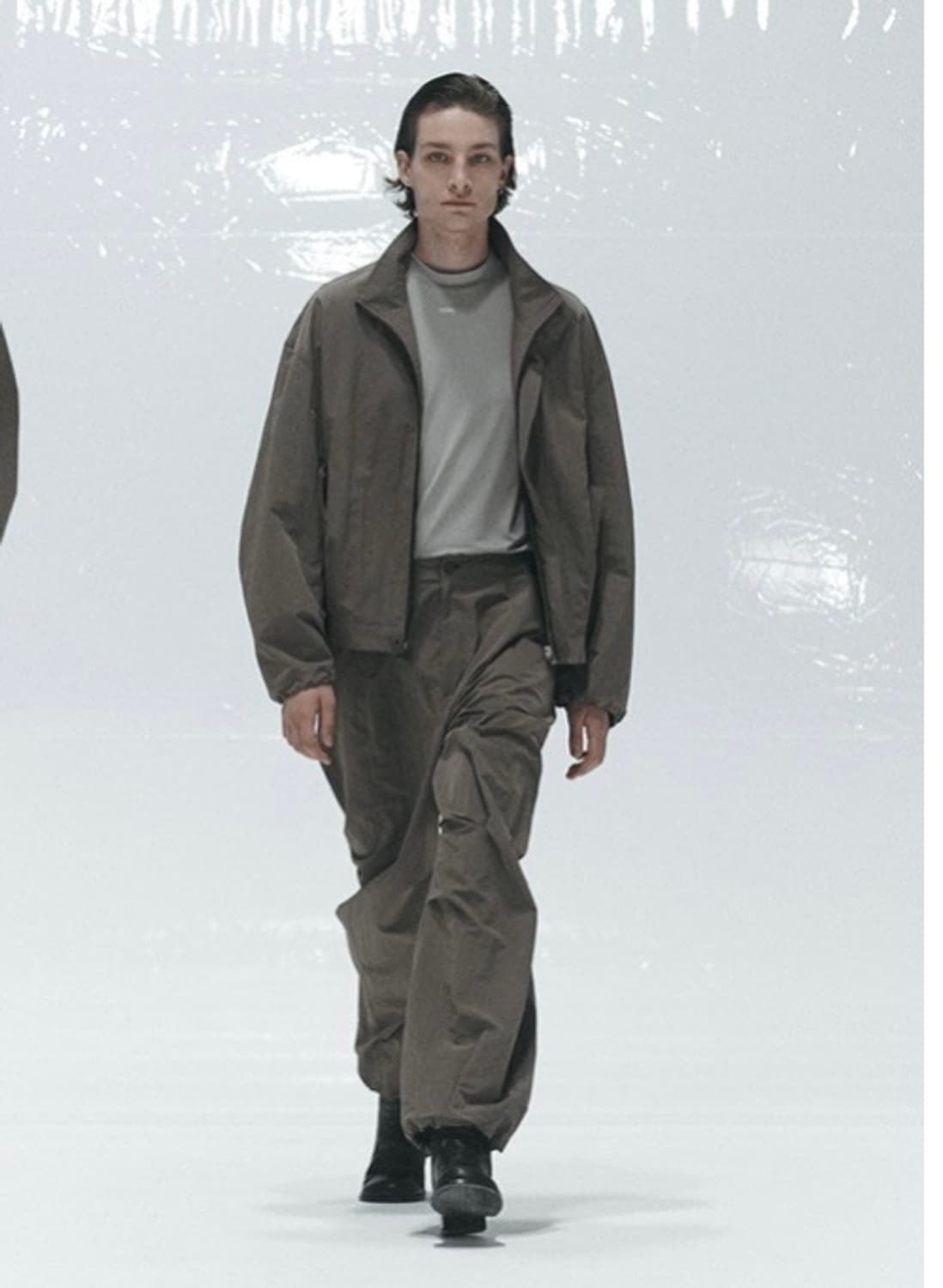 [아모멘토] 23ss 립스탑 나일론 팬츠_브라운(Msize) 상품이미지2