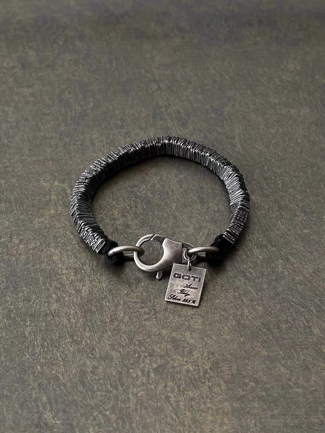 Oceanora 다크 고딕 핸드메이드 925 실버 헤비 팔찌 상품이미지6