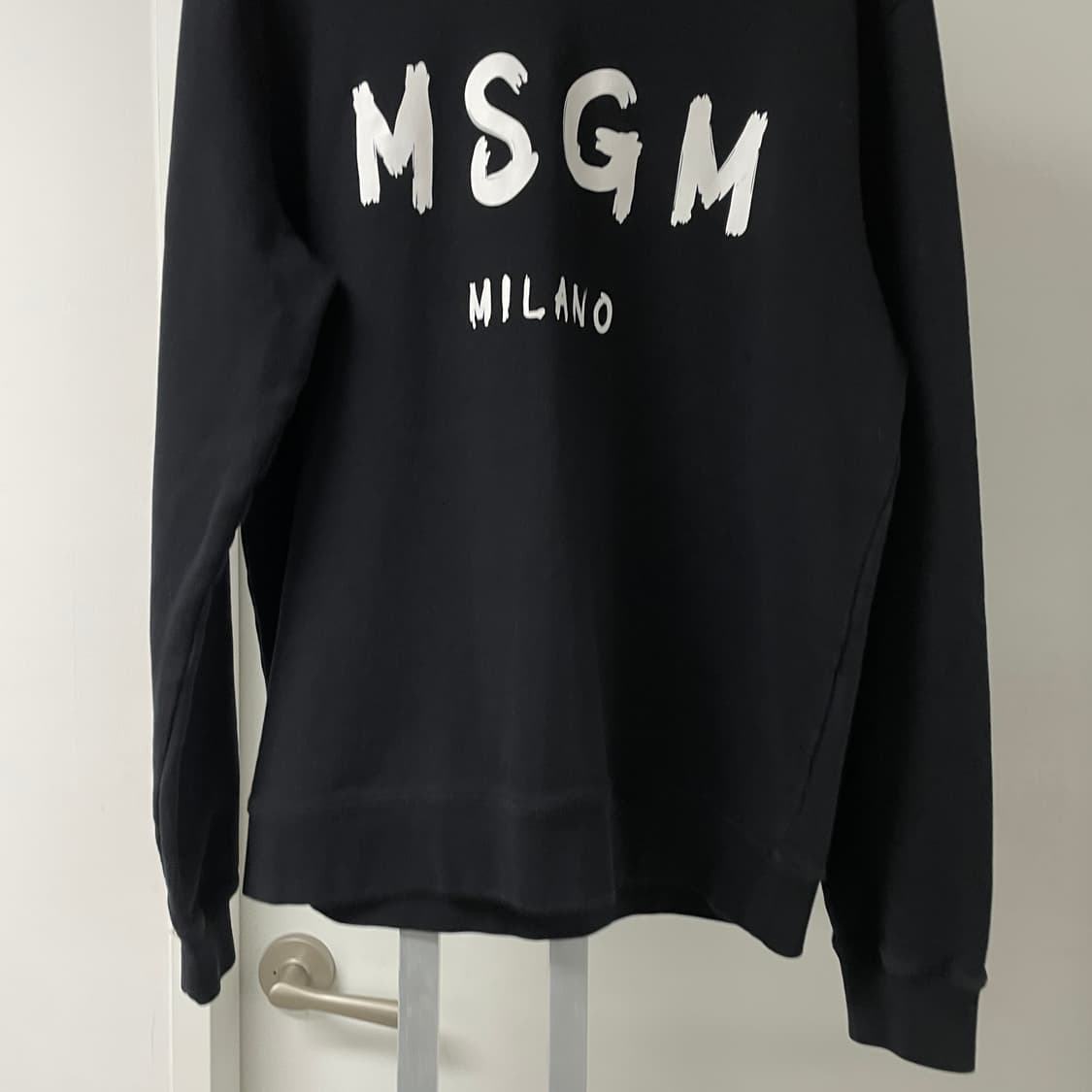 MSGM 블랙 맨투맨 XL 상품이미지3