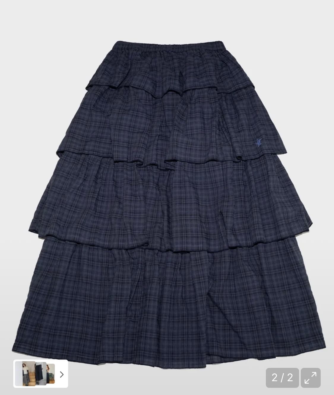 웹하우스 트위스터 체크 캉캉 스커트 상품이미지1