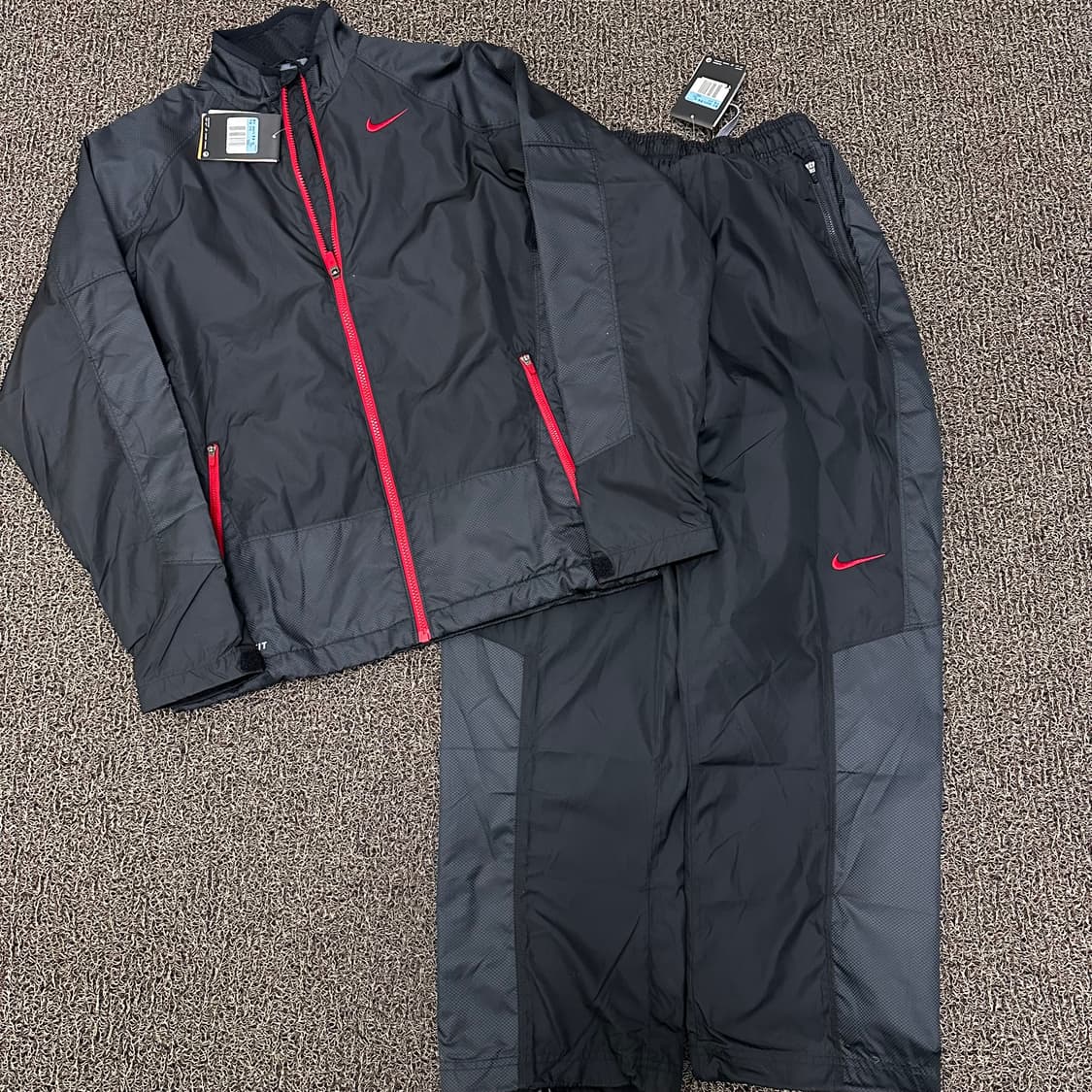 [새상품] NIKE 바람막이 트레이닝 세트 자켓 바지 운동복 M 상품이미지1