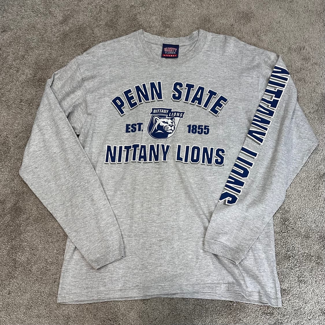 바시티클래식 90s 펜 스테이트 롱슬리브 티셔츠L 상품이미지1