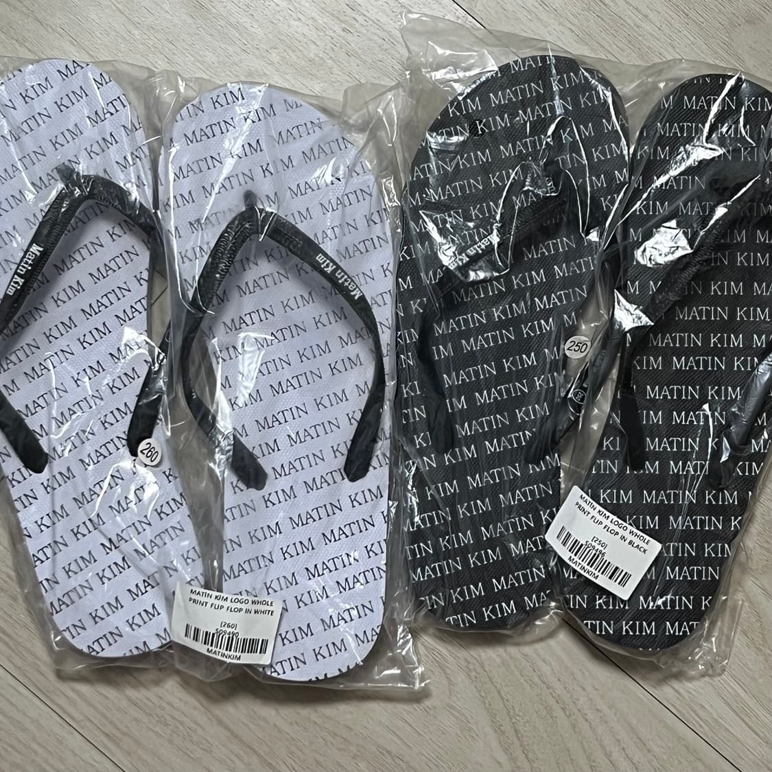 마뗑킴 로고 플립플랍 쪼리 상품이미지3