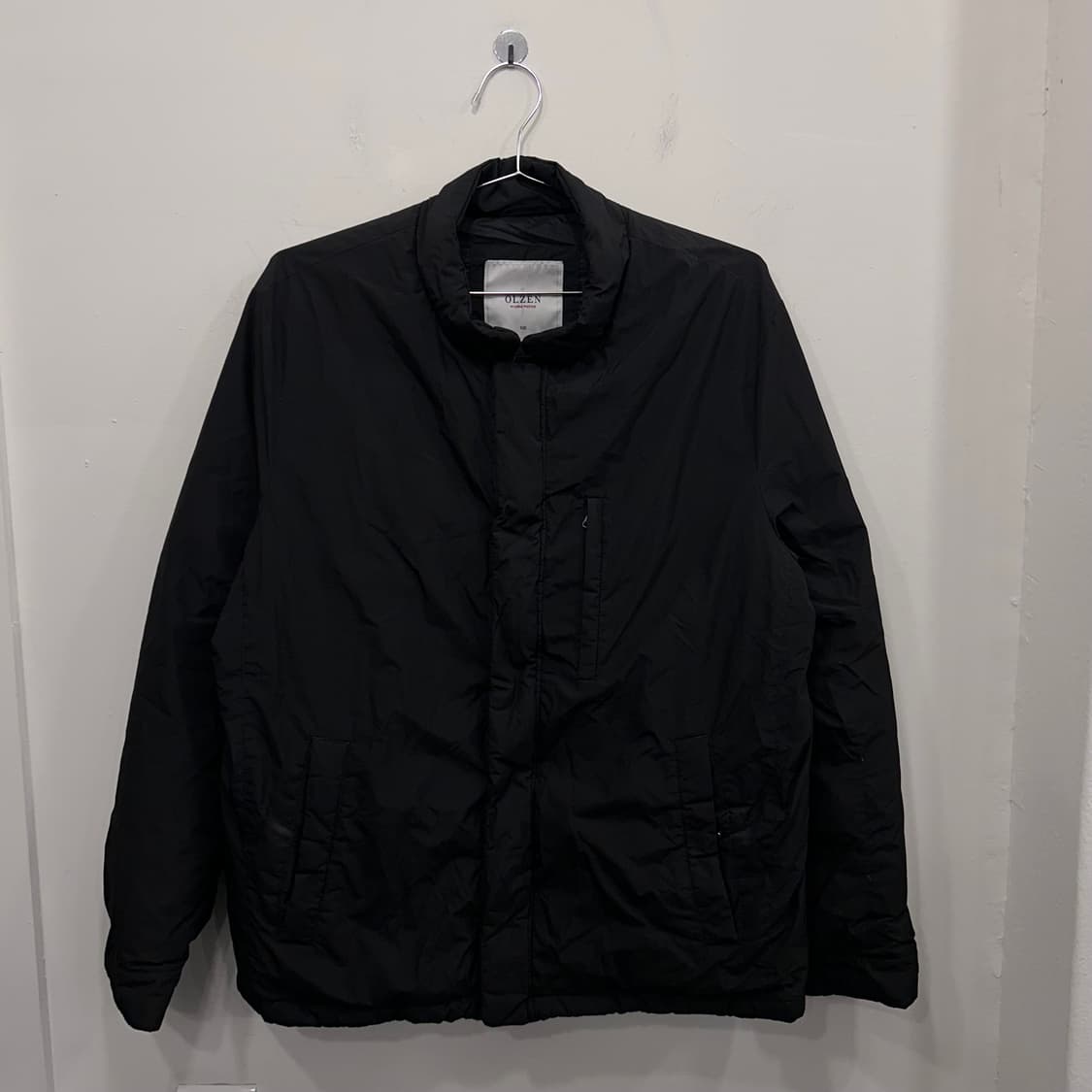 올젠 덕다운 무광 나일론 차이나카라 경중량 패딩 상품이미지2