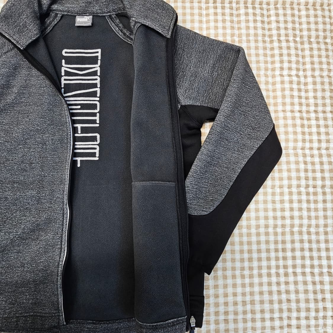 푸마 기모 간절기 집업자켓 남자100 상품이미지5