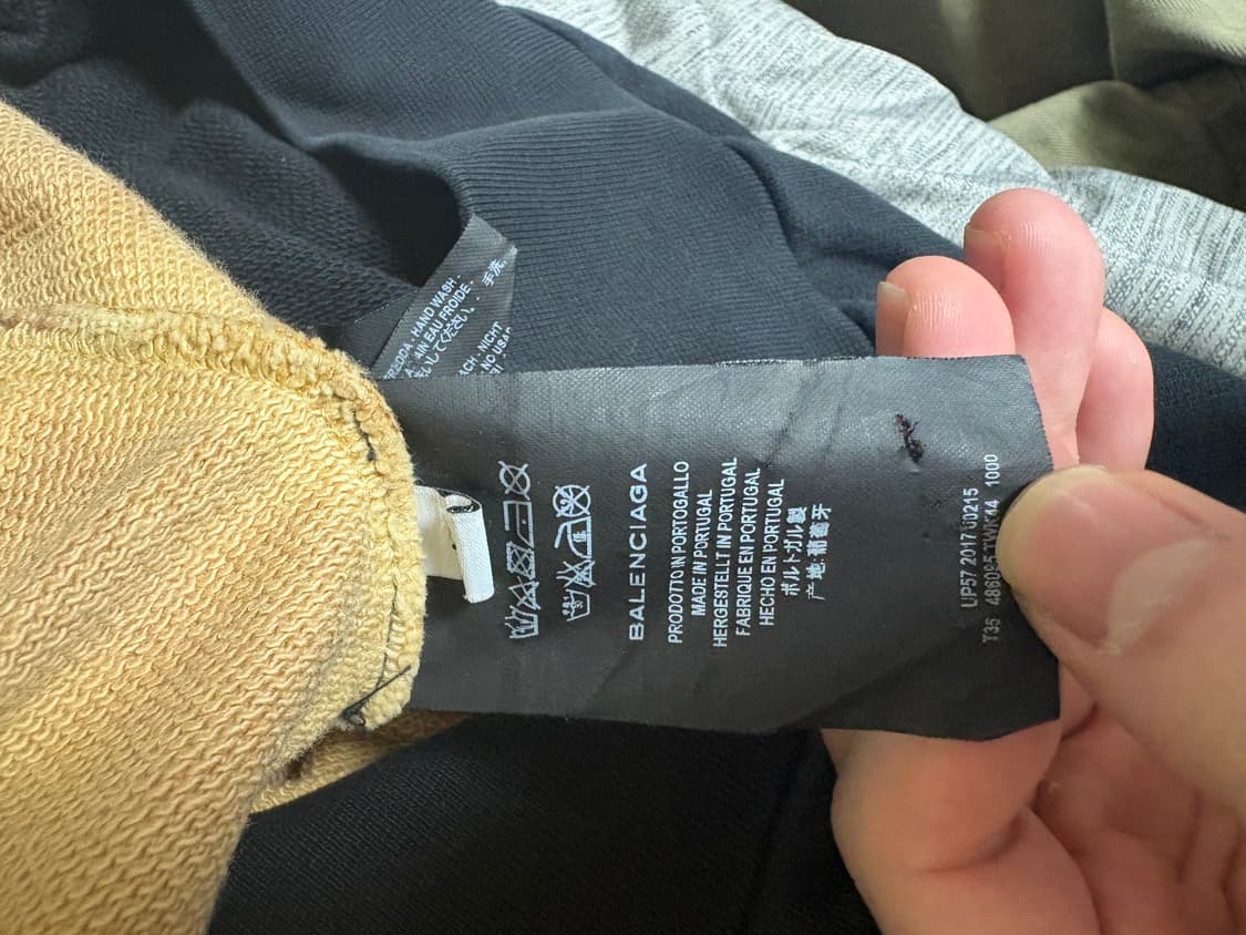 발렌시아가 블리치드 맨투맨 M 상품이미지4