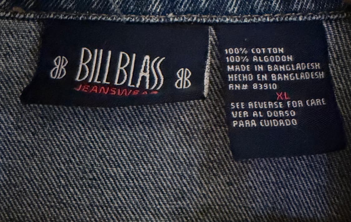 Bill Blass 빌 브래스 패치워크 데님자켓 상품이미지5