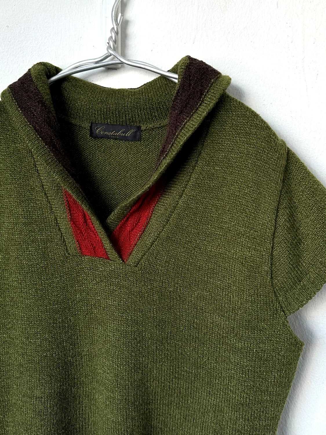 Alpaca blend design knit top 상품이미지6