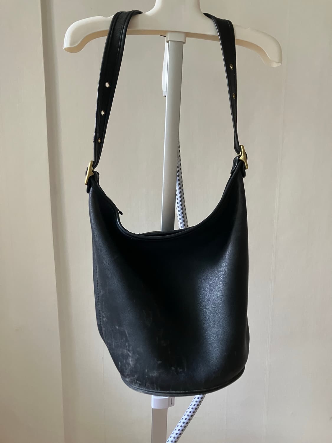 Old coach Leather duffle bag L 상품이미지4