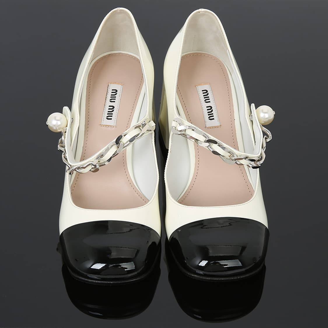 미우미우 구두 메리제인 슬링백 가죽 펌프스 5I248D 페이던트 상품이미지10