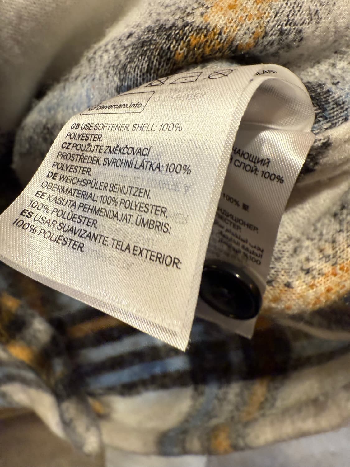 H&M 플란넬 셔츠 자켓 상품이미지3