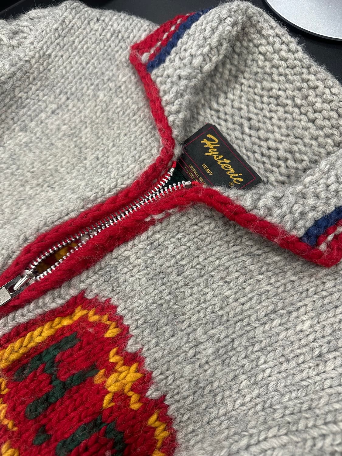 히스테릭 글래머 헤비 울 코위찬 스웨터 상품이미지6