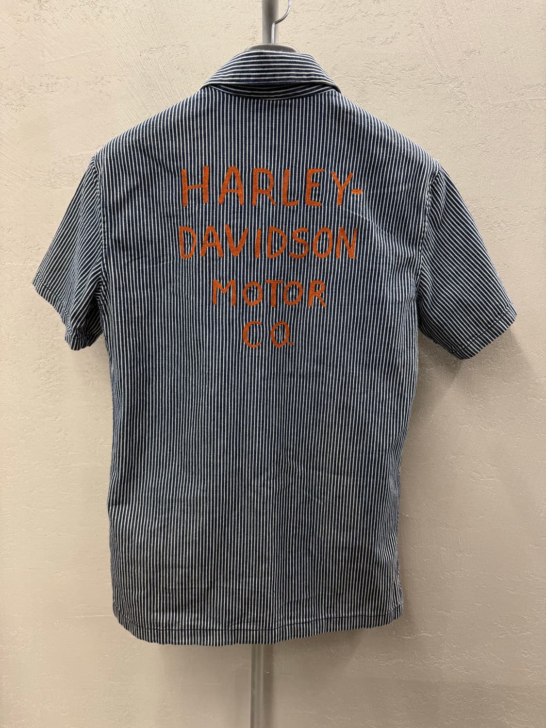 HARLEY DAVIDSON 레일로드 스트라이프 메카닉 반팔 셔츠 S 상품이미지8