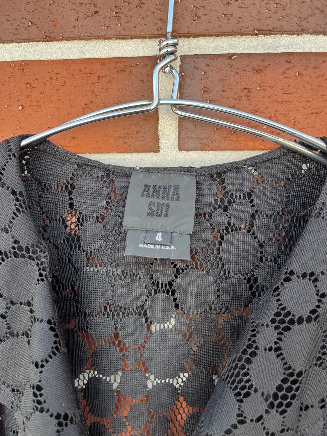 Anna sui 도트 시스루 롱 자켓 상품이미지4