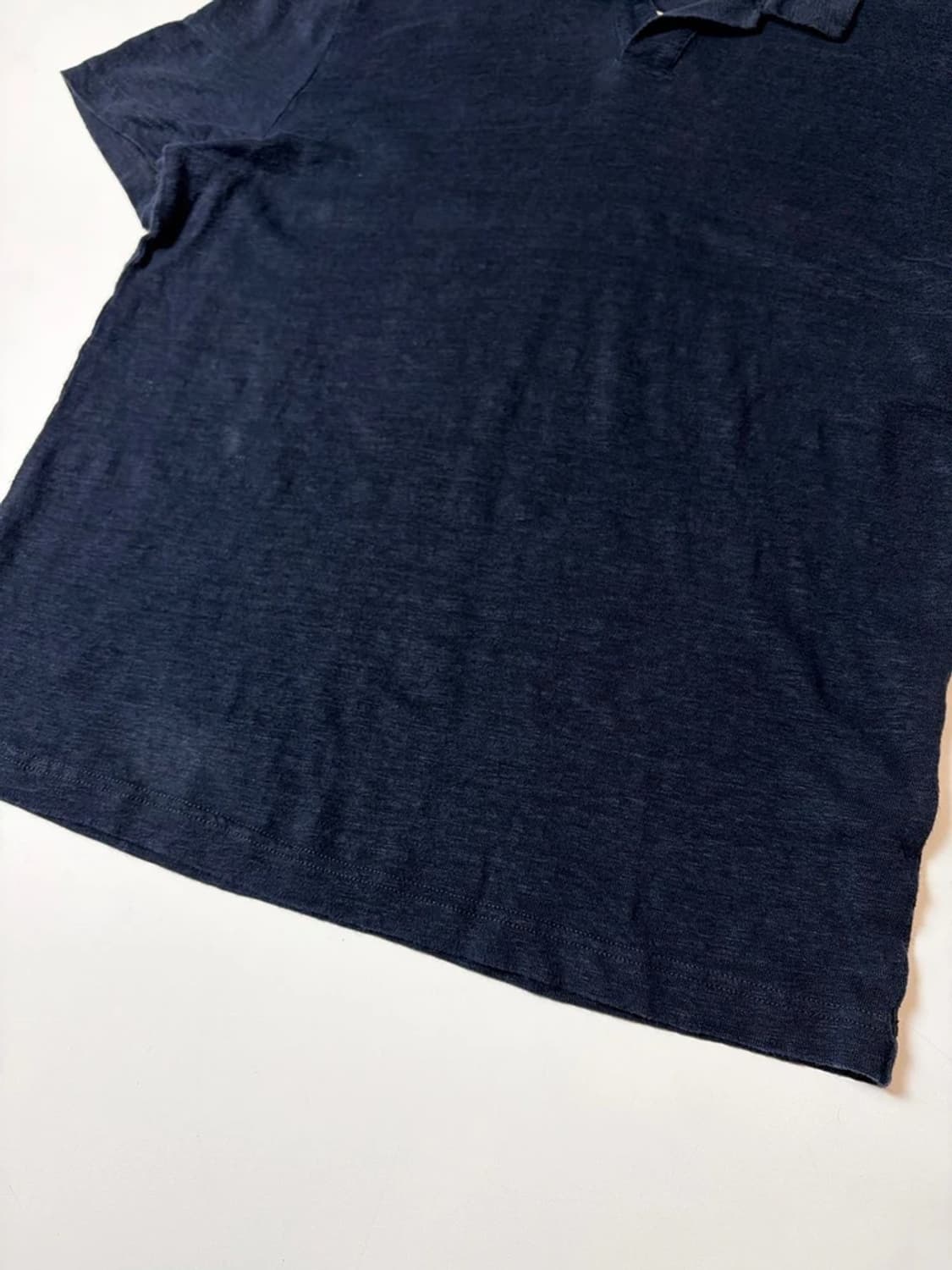 코스 COS 텍스처드 코튼 폴로 반팔 티셔츠 PN9557 상품이미지3