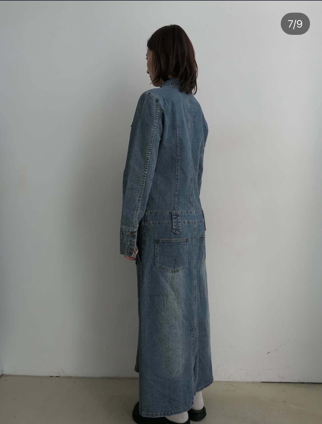 빈티지낙원 데님원피스 상품이미지4