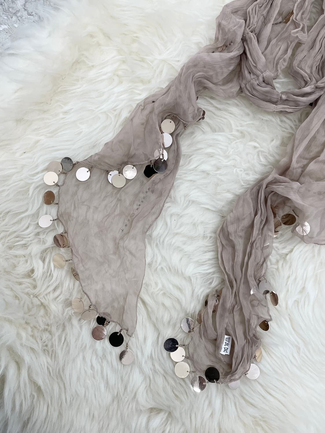 페어리 실크 비즈 머플러 상품이미지6