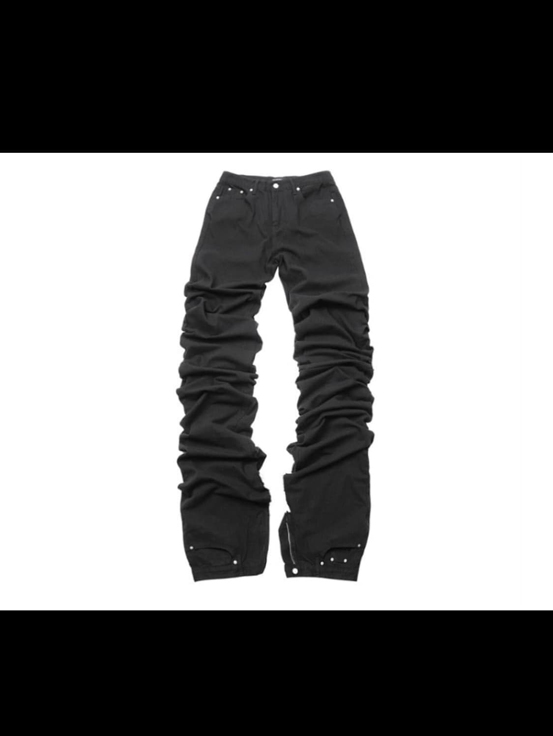 써저리 2m 곱창 데님팬츠 블랙 S 상품이미지1